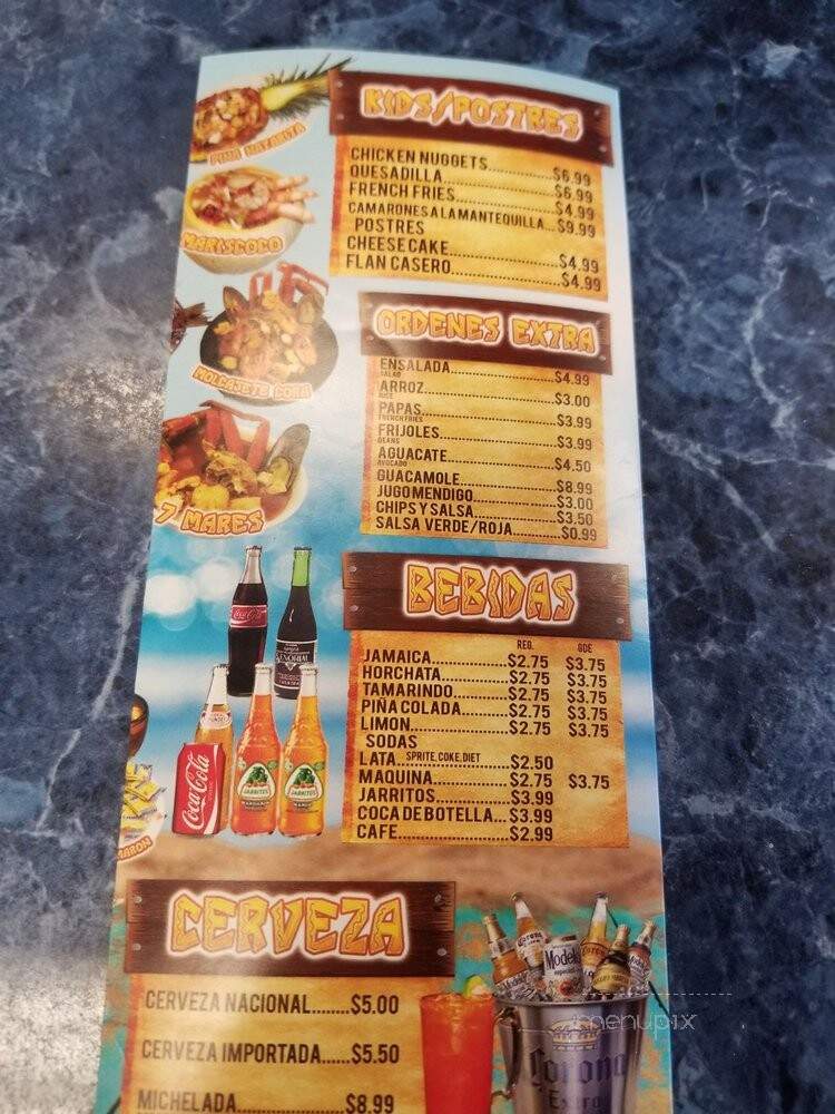 Mariscos La Palma - Moreno Valley, CA menu_pic