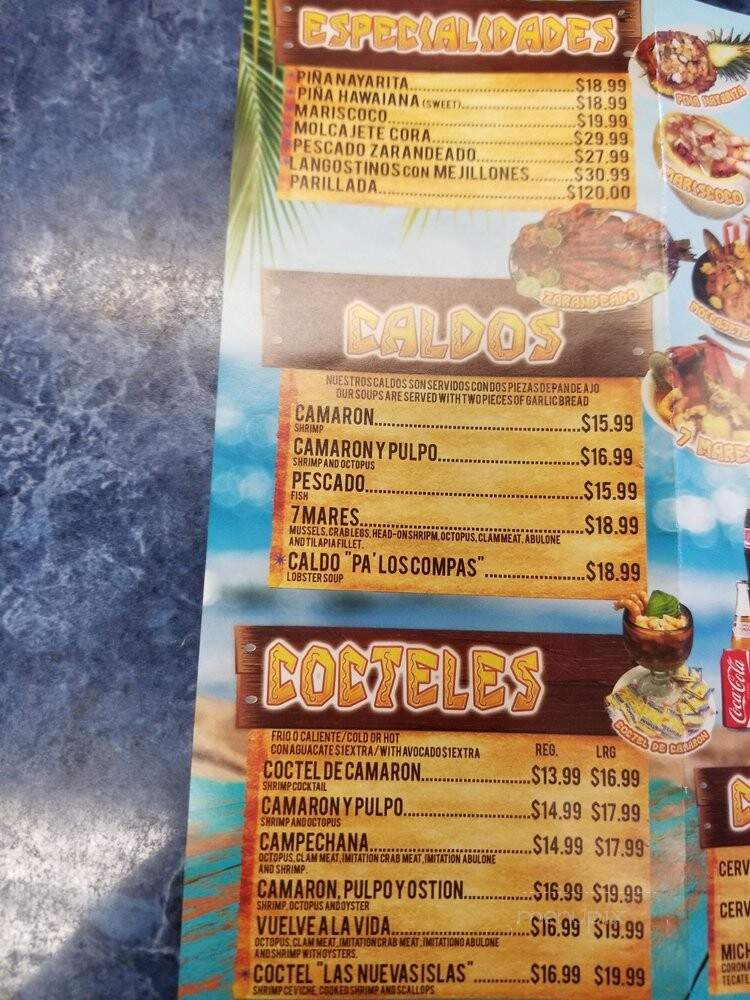 Mariscos La Palma - Moreno Valley, CA menu_pic
