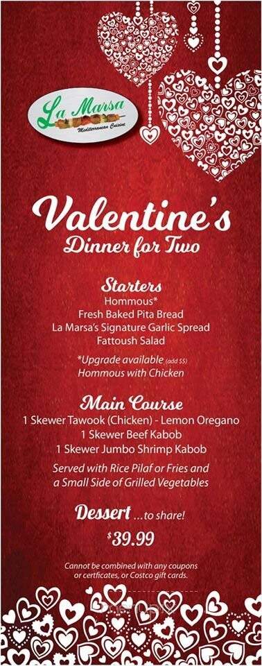 La Marsa - Farmington Hills, MI menu_pic