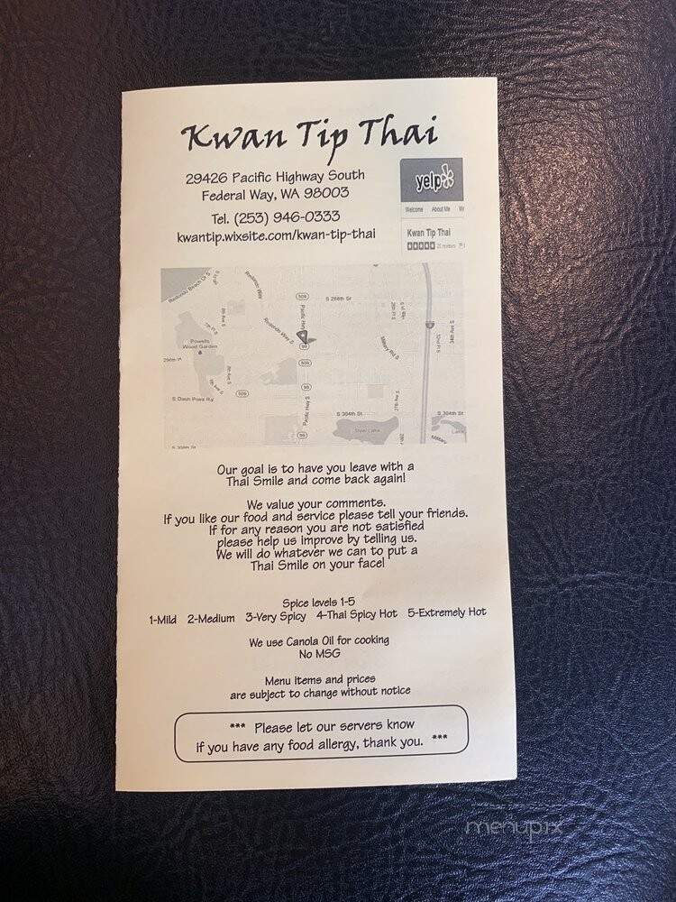 Kwan Tip Thai - Federal Way, WA