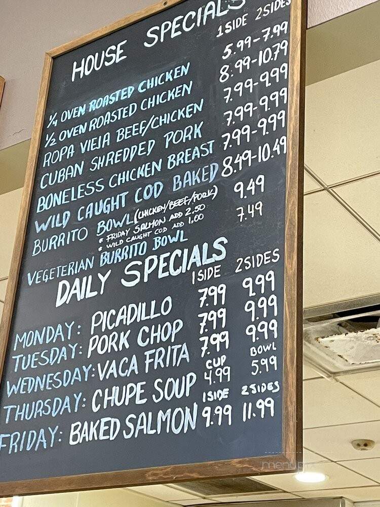 Latin Square Cuisine - Orlando, FL menu_pic