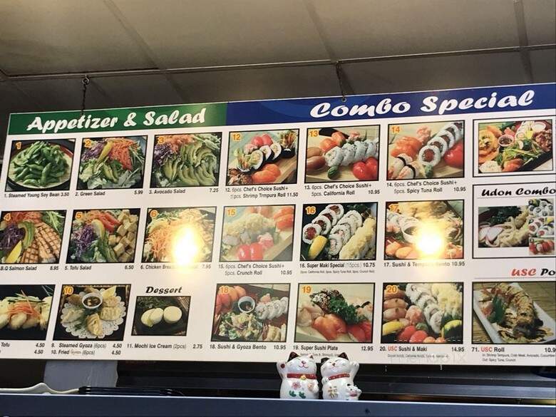 California Sushi Teriyaki - Los Angeles, CA menu_pic