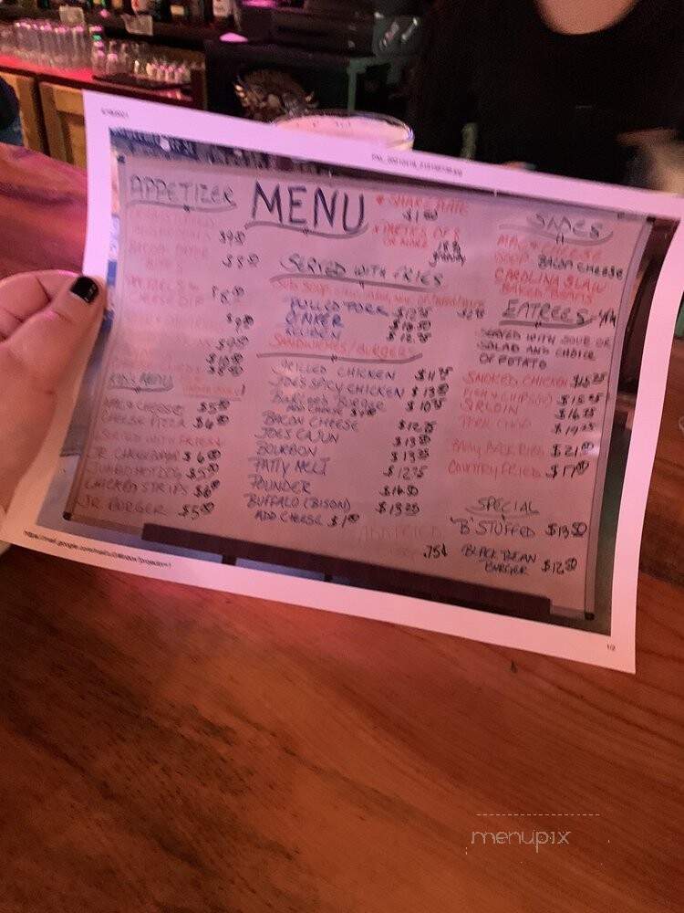 BaRLee's Food and Drink - Keystone, SD menu_pic