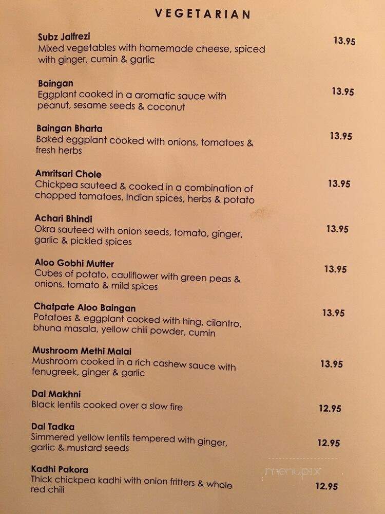 Mantra - Jersey City, NJ menu_pic