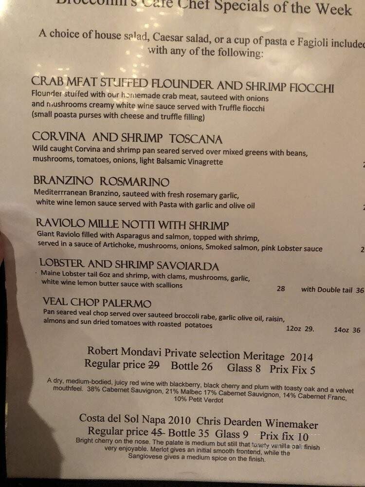 Broccolini's - Cooper City, FL menu_pic
