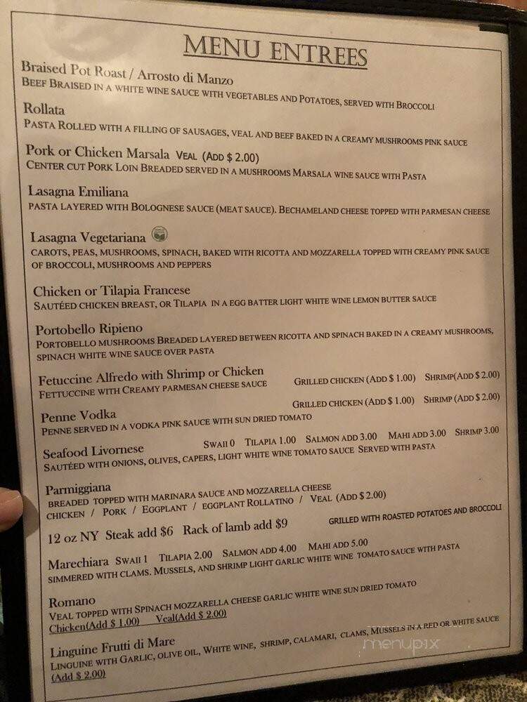 Broccolini's - Cooper City, FL menu_pic