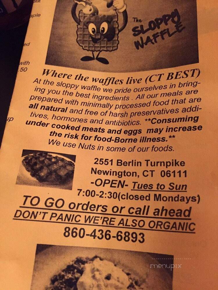 the Sloppy Waffle - Newington, CT