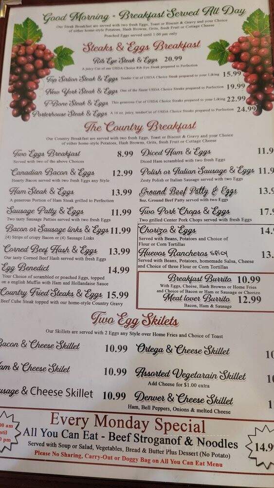 Good Egg - San Jacinto, CA menu_pic