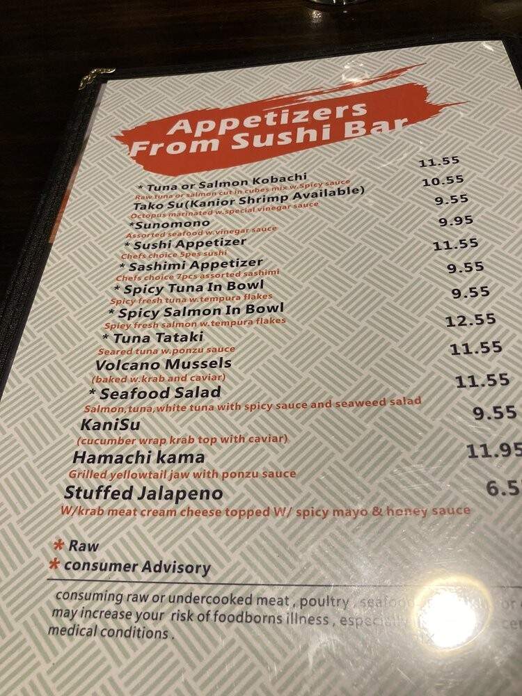 Fujiyama - Orange City, FL menu_pic