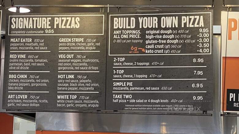 Blaze Fast Fire'd Pizza - Torrance, CA menu_pic