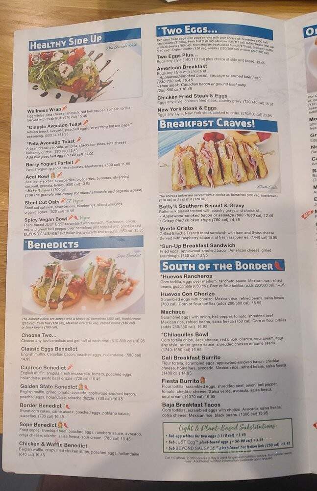 Broken Yolk Cafe - Temecula, CA menu_pic