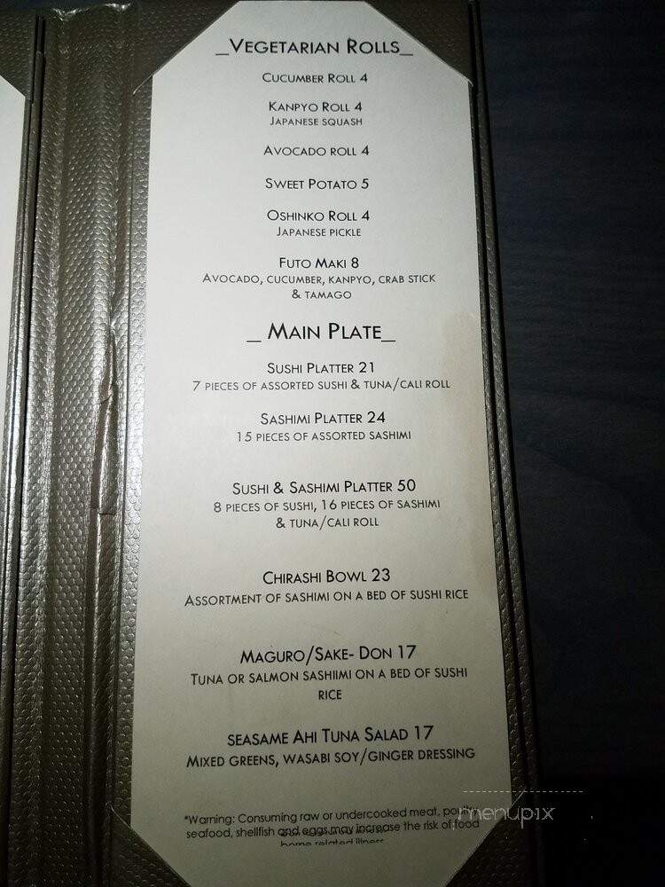La Fusion Restaurant & Bar - Philadelphia, PA menu_pic