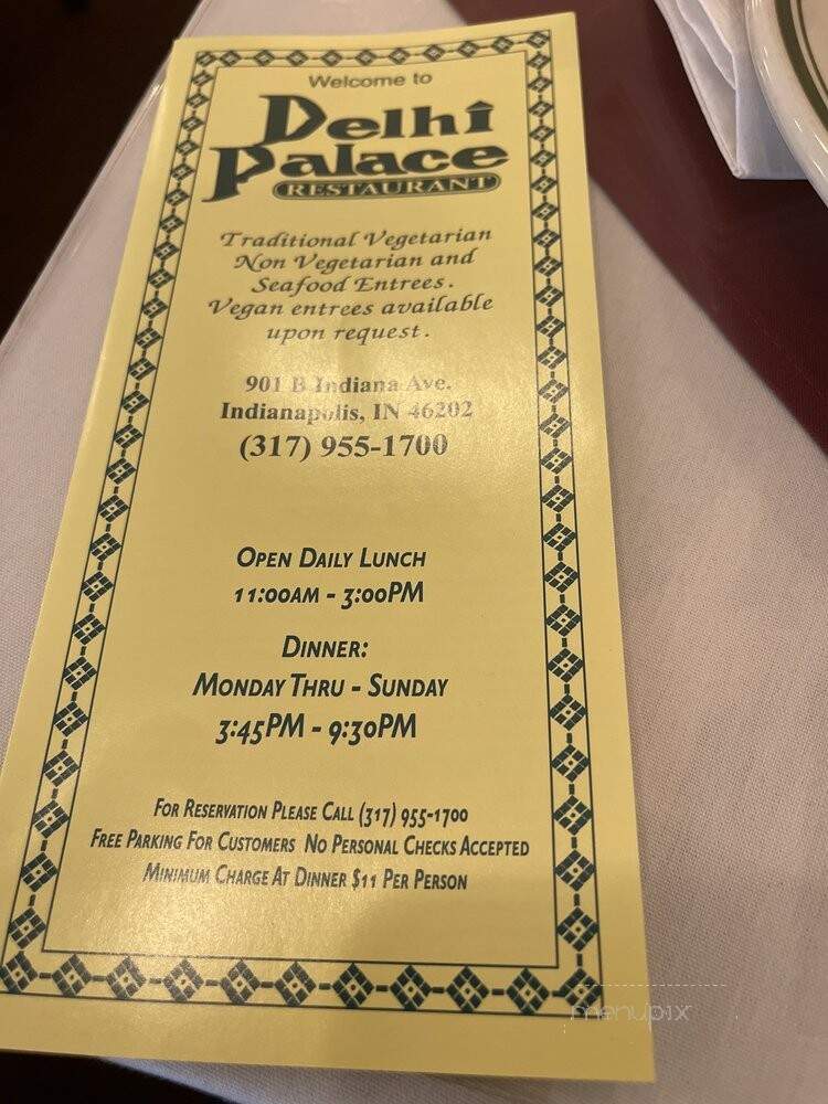 Delhi Palace - Indianapolis, IN