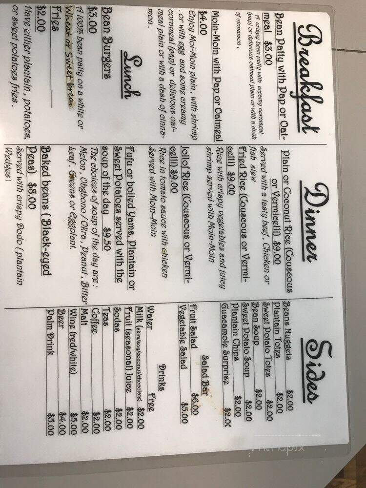 Bb&PF - Baton Rouge, LA menu_pic