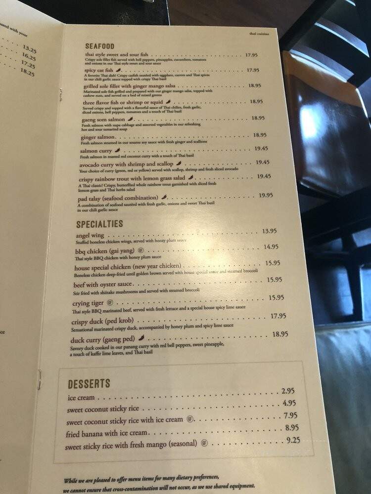Diho Siam - Mission Viejo, CA menu_pic