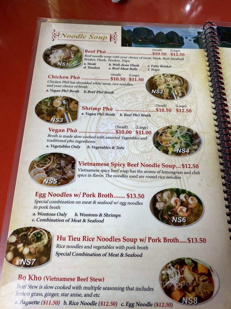 Pho Dalat 3 - Vancouver, WA menu_pic