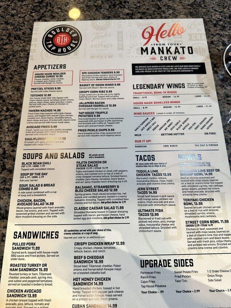 The Boulder Tap House - Mankato, MN