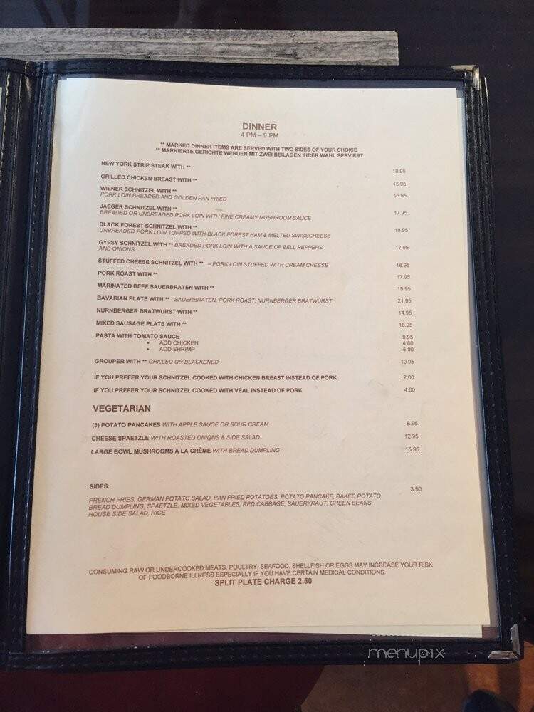 Heidi's Island Bistro - Fort Myers Beach, FL menu_pic