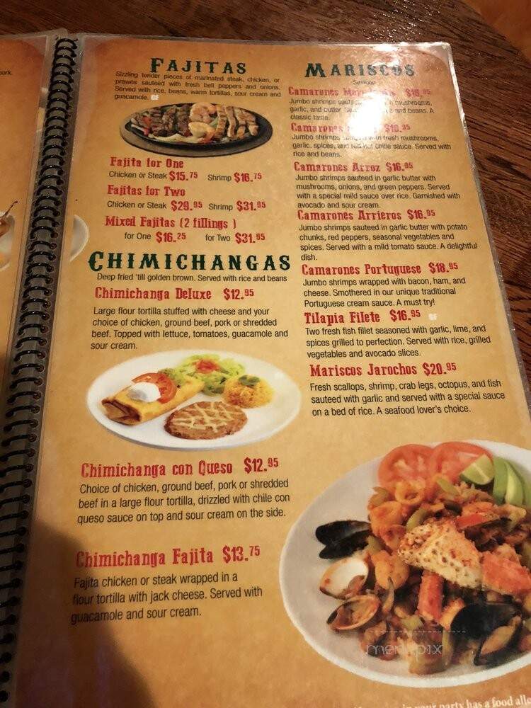 El Tapatio - Rowley, MA menu_pic