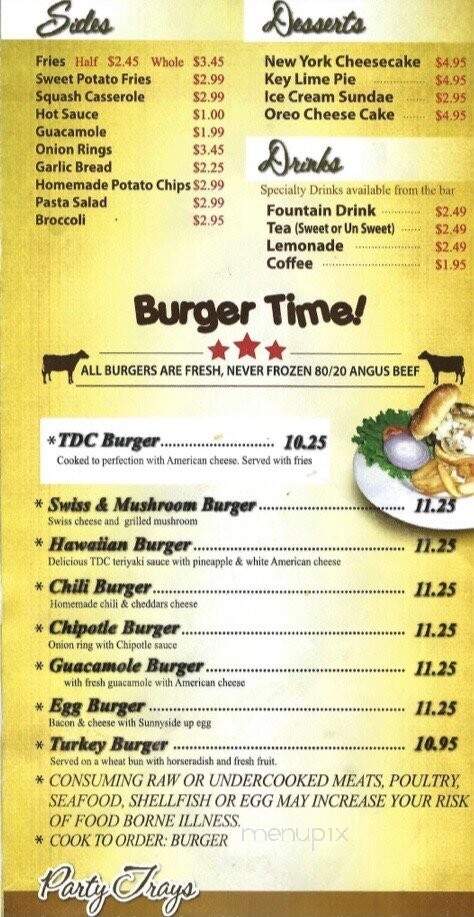 Three Dollar Cafe Jr. - Marietta, GA menu_pic