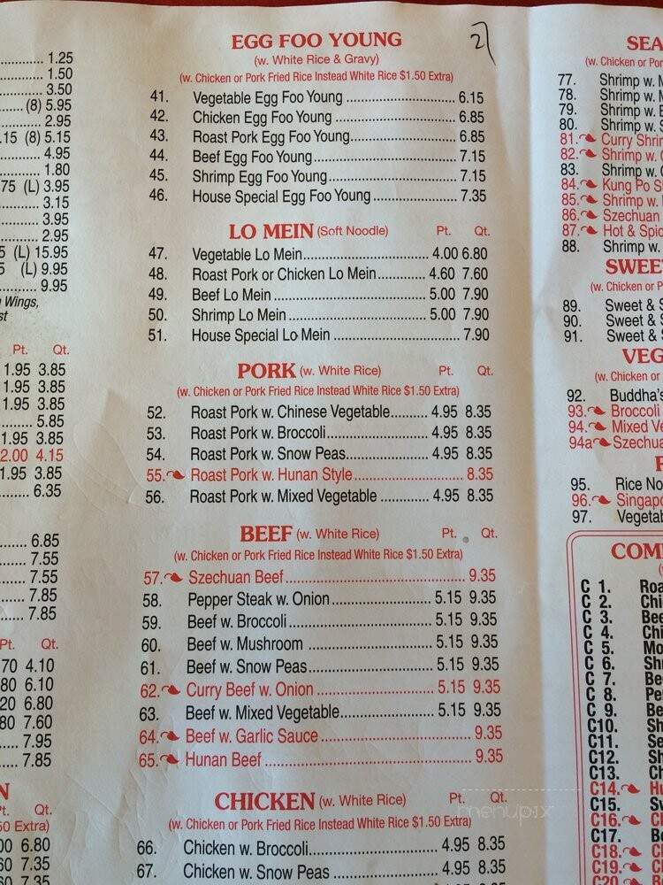 Dragon City - Wichita, KS menu_pic