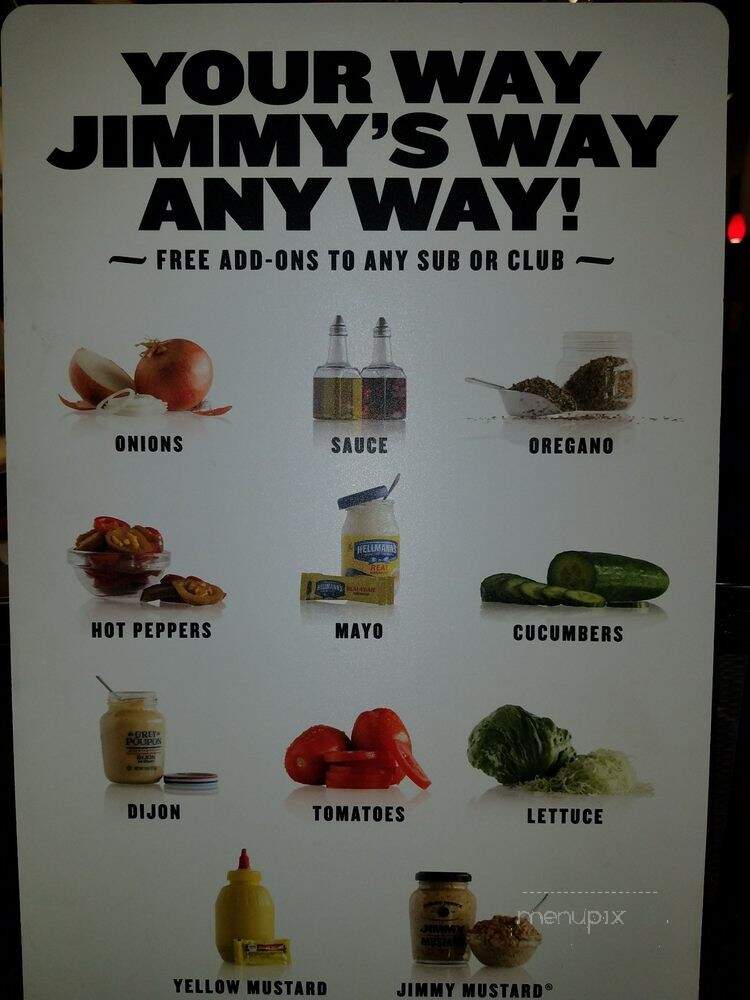 Jimmy John's Gourmet Sandwiches - Albuquerque, NM menu_pic