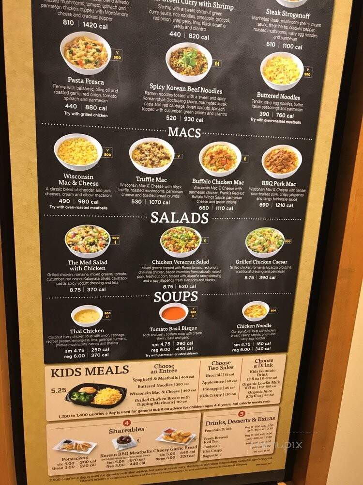 Noodles and Company - Greenville, NC menu_pic