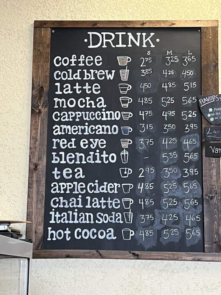 Coffee Bandits - Merced, CA menu_pic