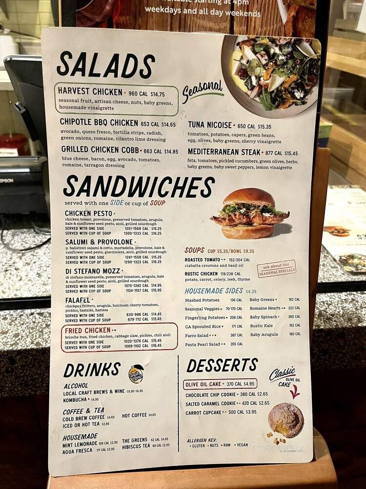 Tender Greens - Irvine, CA menu_pic
