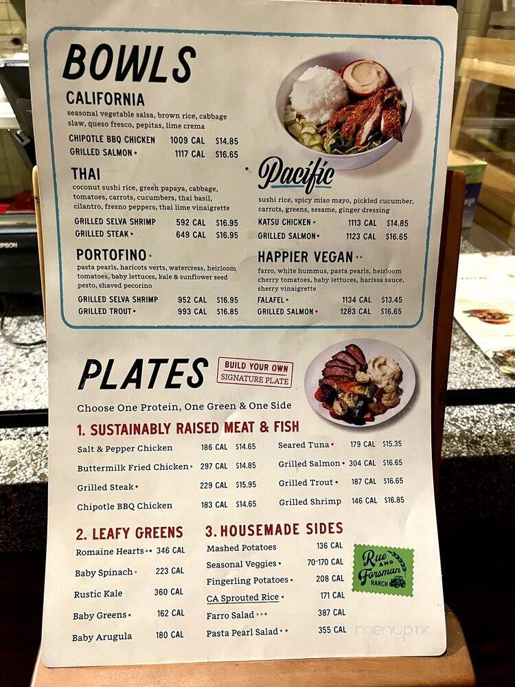 Tender Greens - Irvine, CA menu_pic