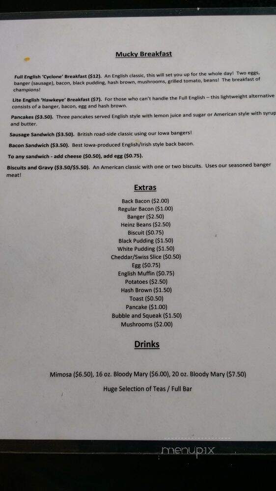The Chip Shop - Ames, IA menu_pic