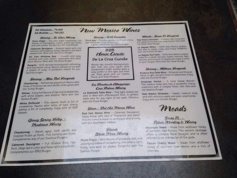 Bistronomy B2B - Albuquerque, NM menu_pic
