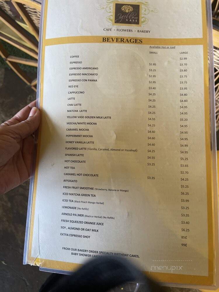 Yellow Vase - Harbor City, CA menu_pic