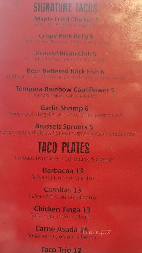 Diablo Taco - Los Angeles, CA menu_pic