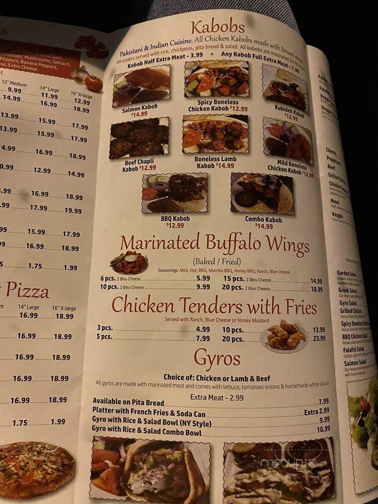 Aladdin Sizzler - Mount Rainier, MD menu_pic