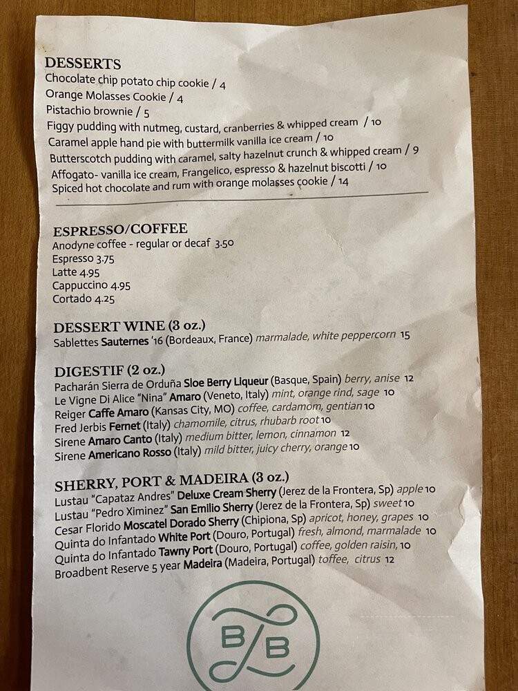 Bavette La Boucherie - Milwaukee, WI menu_pic