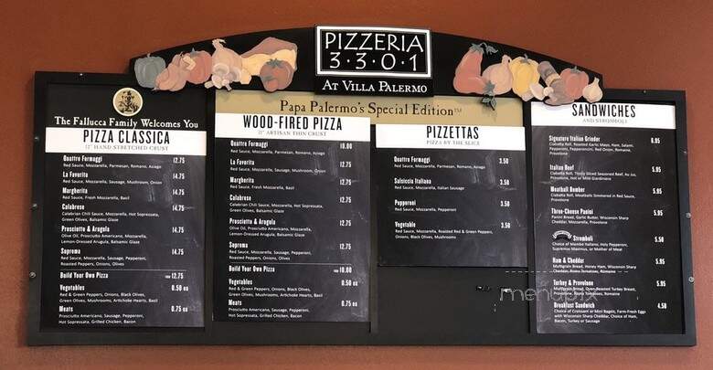 Villa Palermo Factory & Company Store - Milwaukee, WI menu_pic