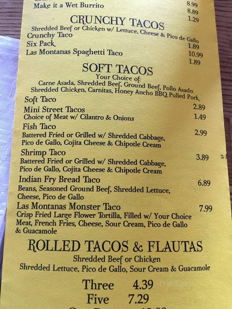 Las Montanas Mexican Grill - Murrieta, CA
