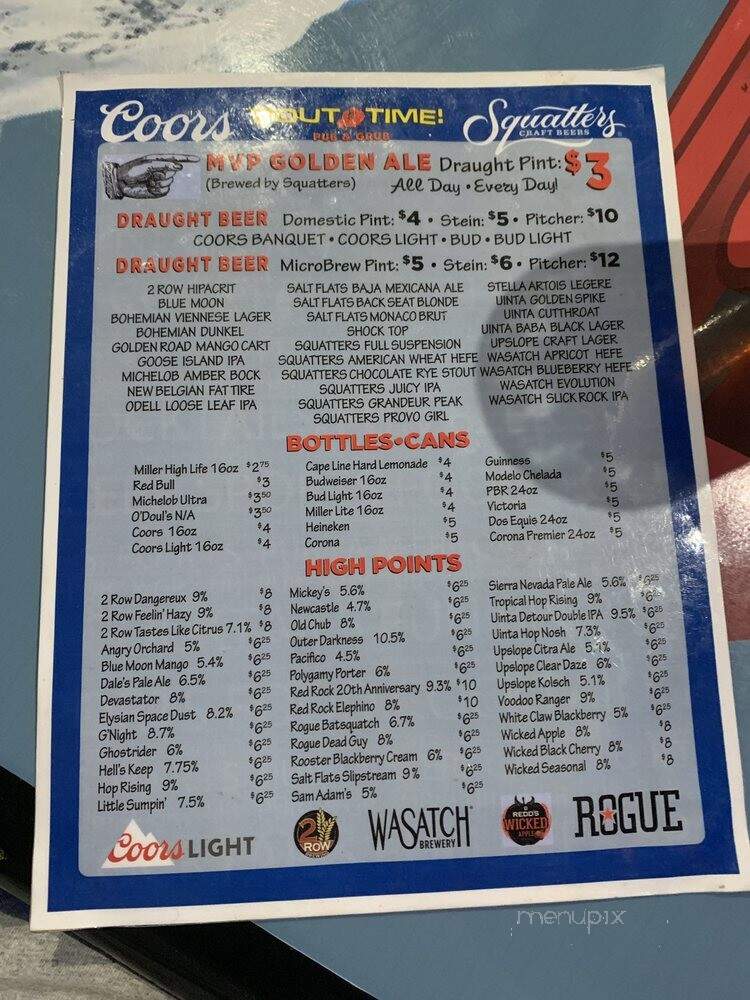 Bout Time PubGrub - Salt Lake City, UT menu_pic