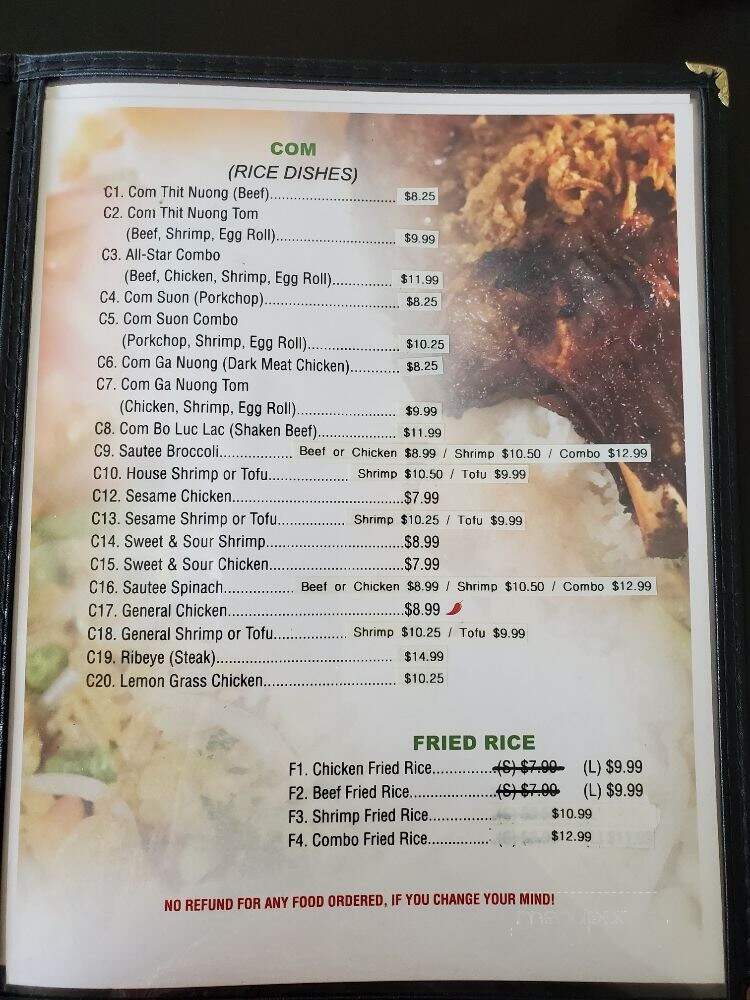 Hu-Dat D'Noodle House - Corpus Christi, TX menu_pic