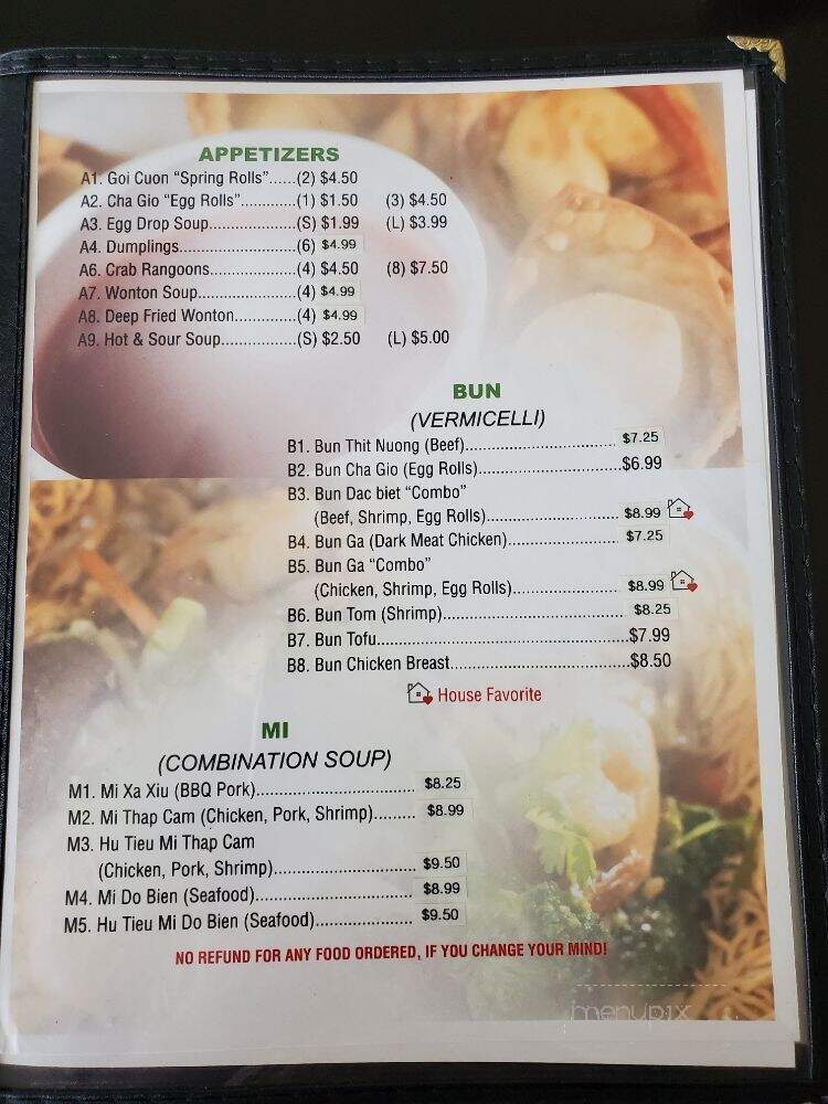 Hu-Dat D'Noodle House - Corpus Christi, TX menu_pic