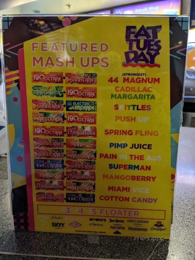 Fat Tuesday - Las Vegas, NV menu_pic
