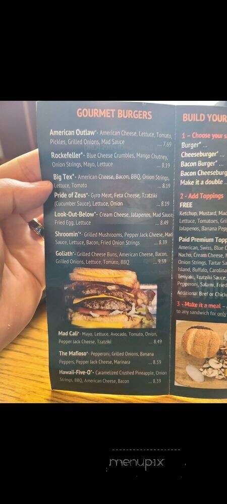 Mad Mike's Burgers and Fries - Newport, KY menu_pic