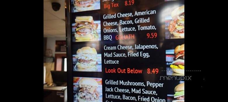 Mad Mike's Burgers and Fries - Newport, KY menu_pic
