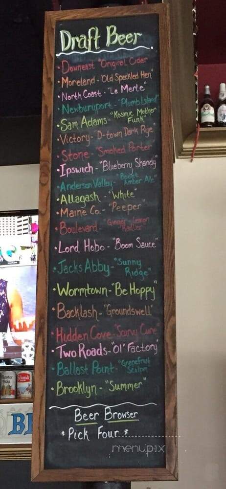 Brewer's Coalition - Newton, MA menu_pic