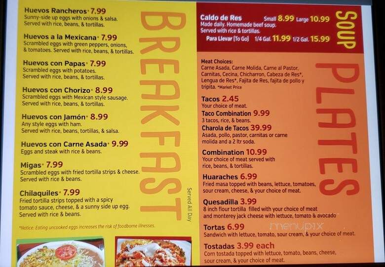 Taco Loco - Milwaukee, WI menu_pic