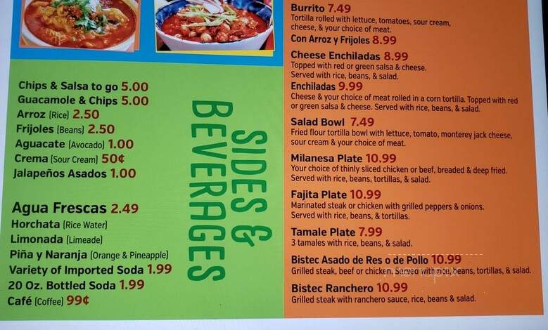 Taco Loco - Milwaukee, WI menu_pic