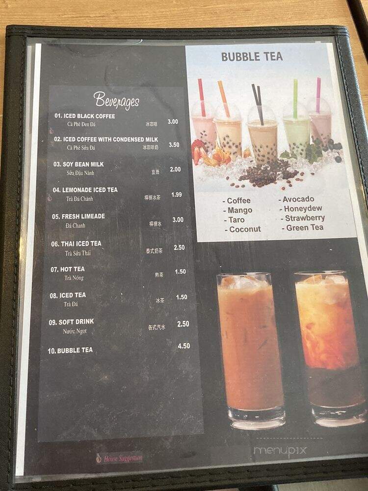 Pho Chef - Columbus, OH menu_pic