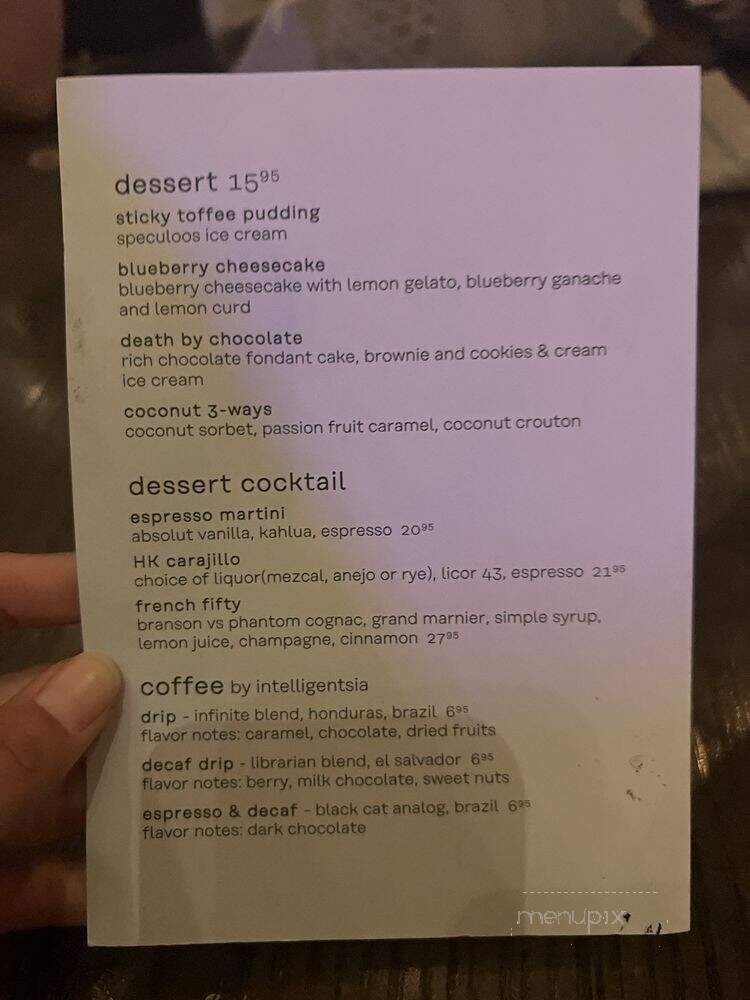 Gordon Ramsay Pub - Las Vegas, NV menu_pic