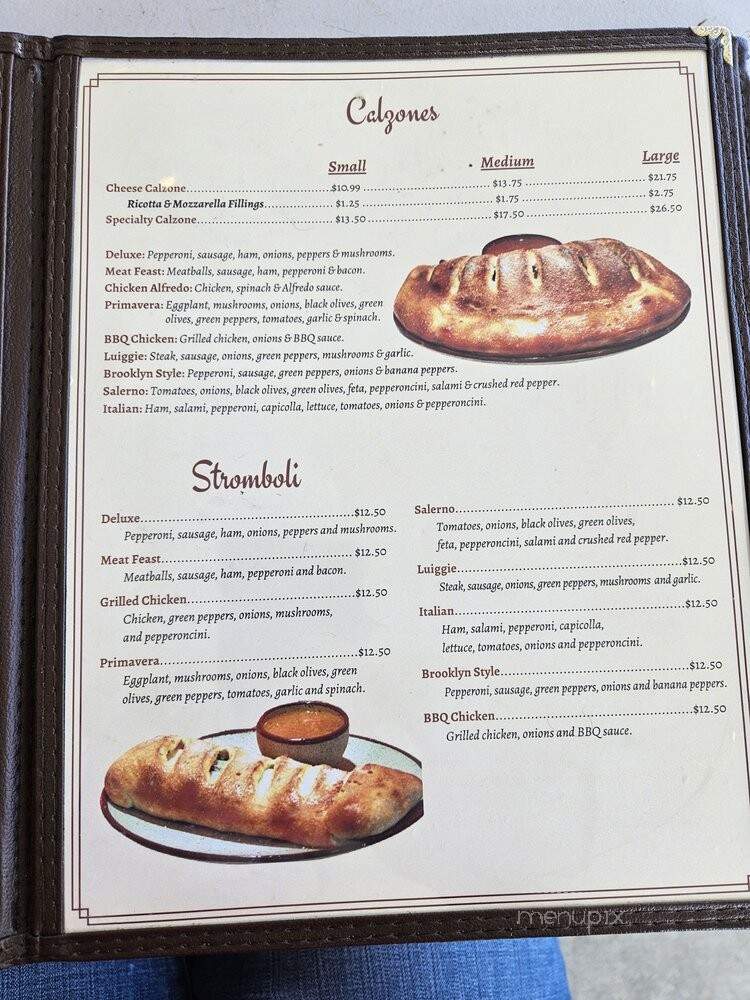 Filomena's Pizza Restaurante - Lake Mary, FL menu_pic